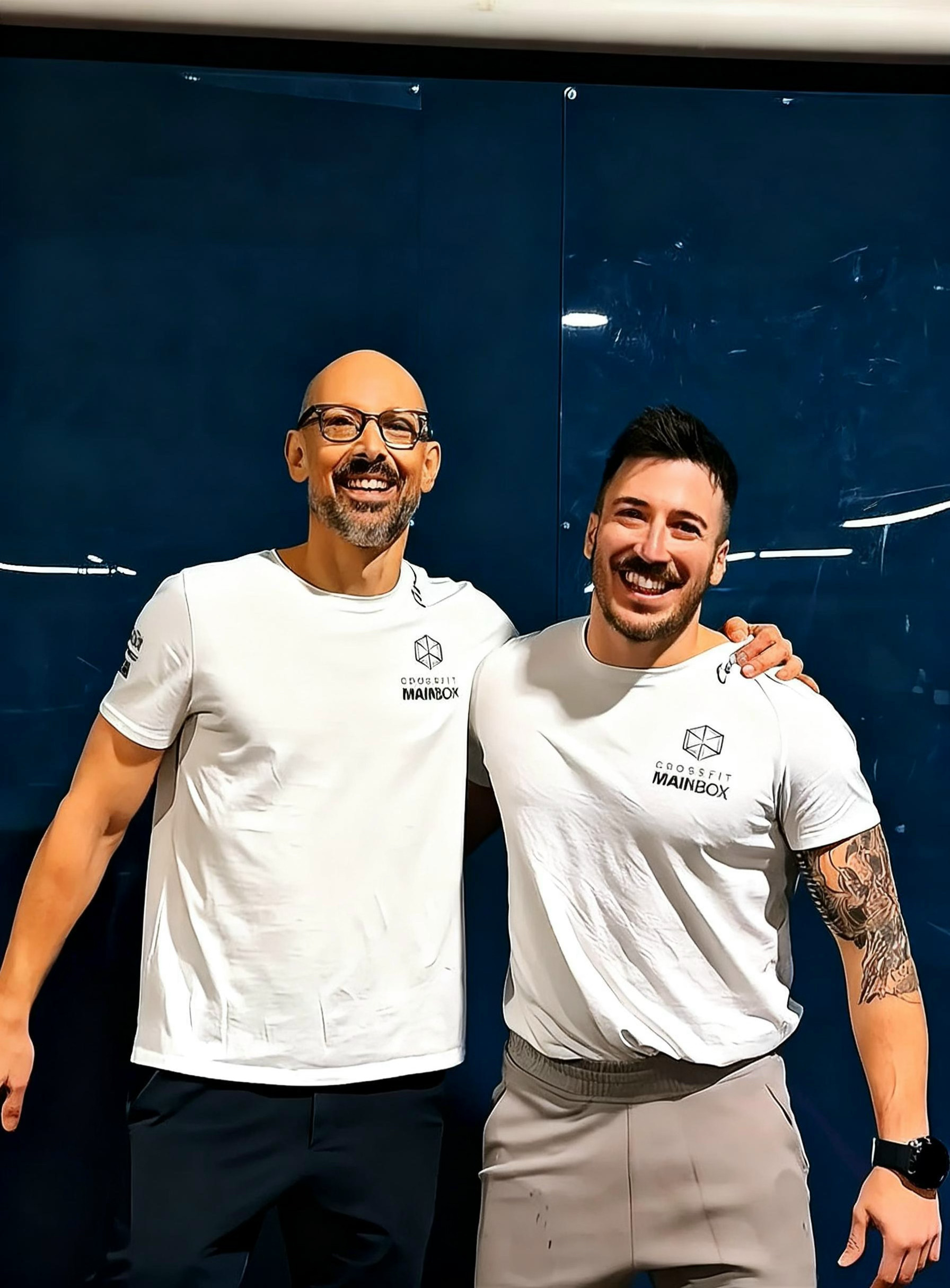 Berkin Tuner und Chris Bröcker, Gründer der CrossFit MainBox Frankfurt